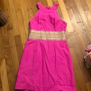 Lilly Pulitzer pink shift dress